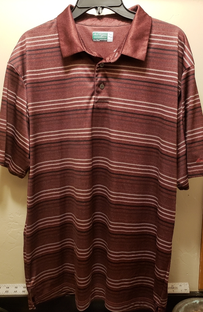 Ben Hogan Performance Polo Shirt Men's Size XL- Maroon NOT WALMART